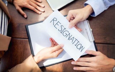 ON RESIGNATION ETIQUETT