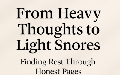 From Heavy Thoughts to Light Snores: Finding Rest Through Honest Pages